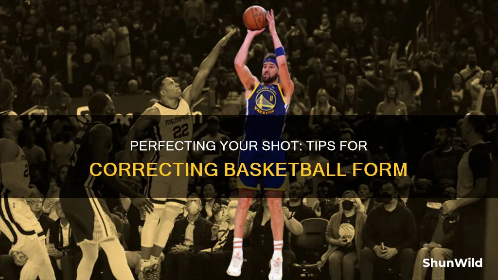 how to correct a basketball shot