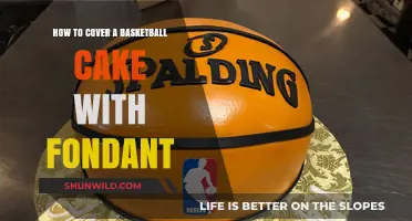 Creating a Basketball Cake: Fondant Coating Techniques