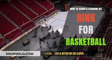 Transforming Stadium Ice Rinks for Basketball Games