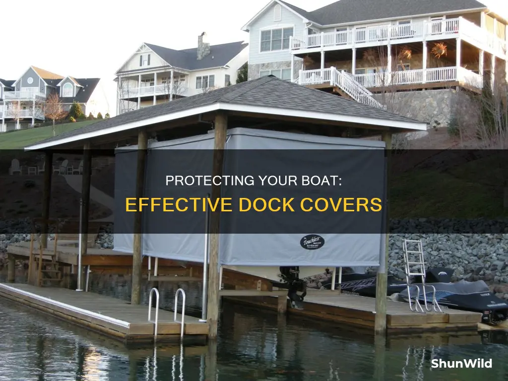 how to cover boat at dock