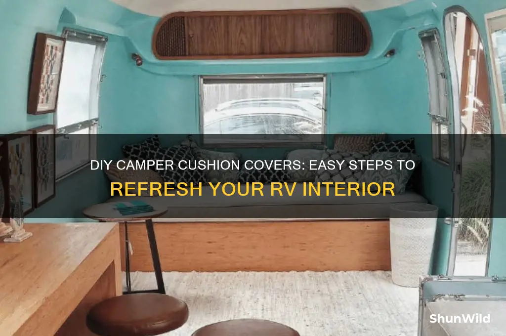 how to cover camper cushions