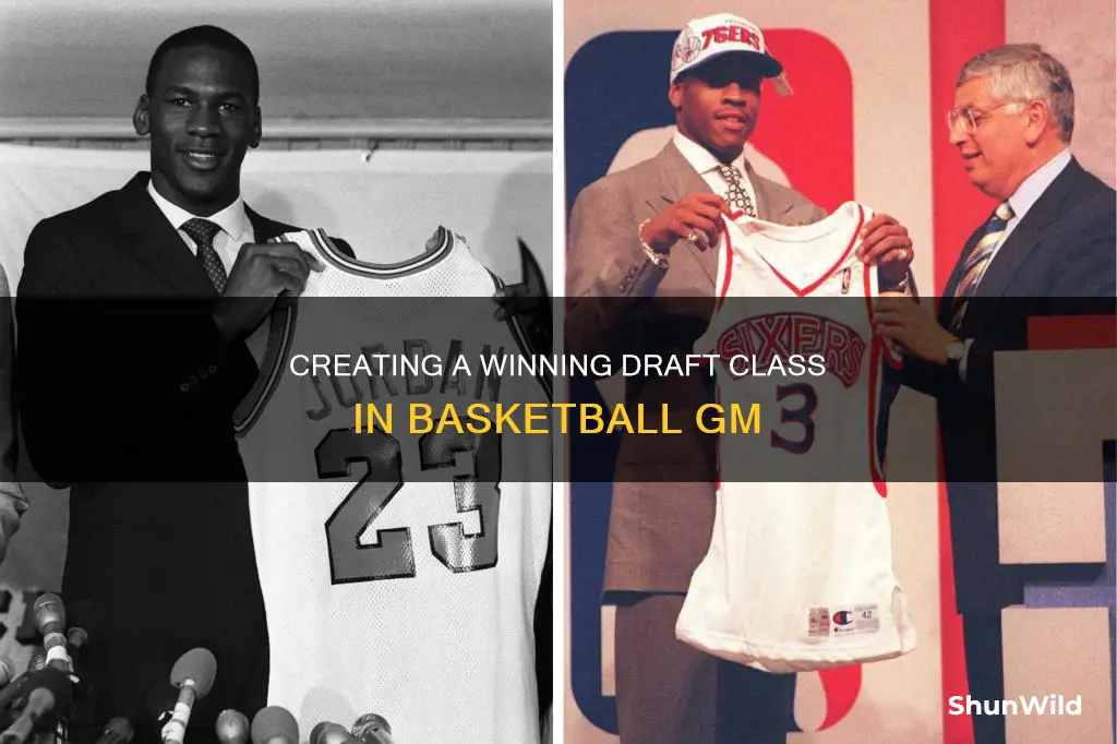 how to create draft class basketball gm