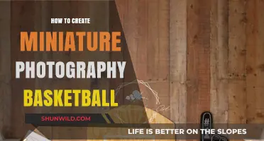Creating Basketball Miniatures: A Guide to Tiny Hoops Photography