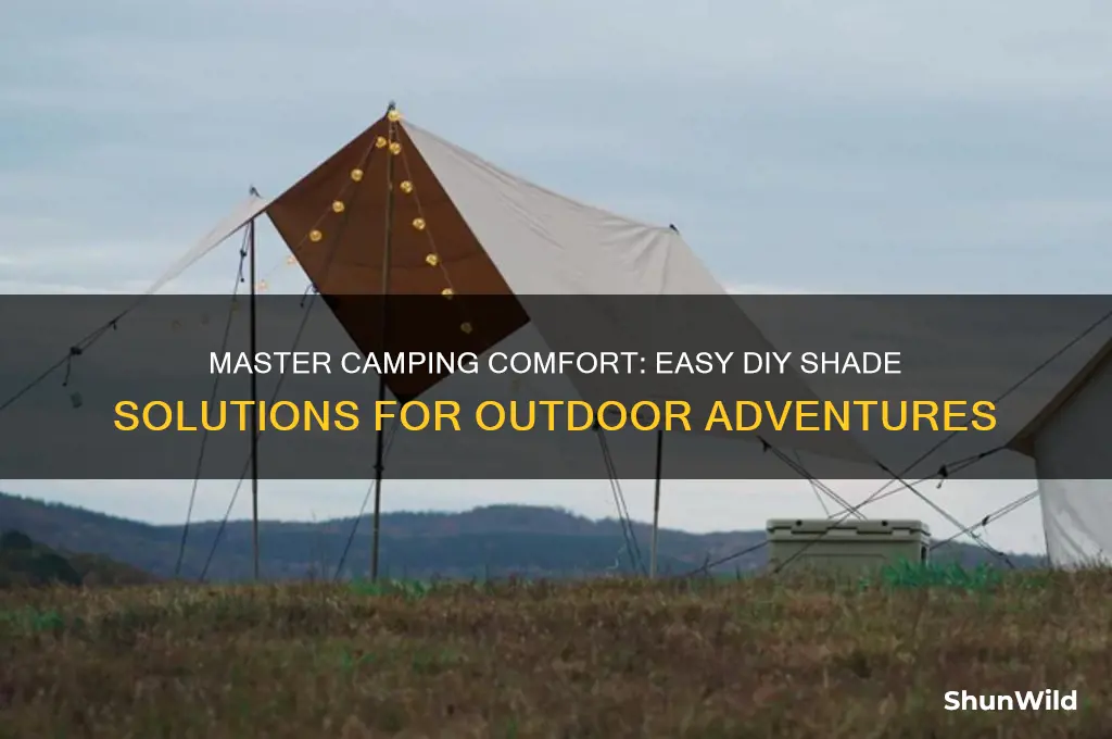 how to create shade camping