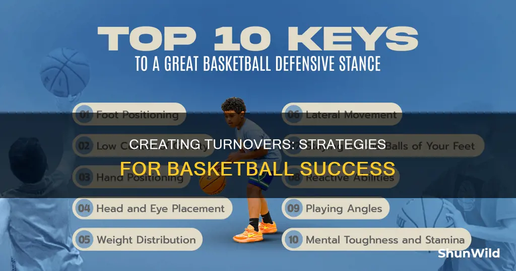 how to create turnovers in basketball