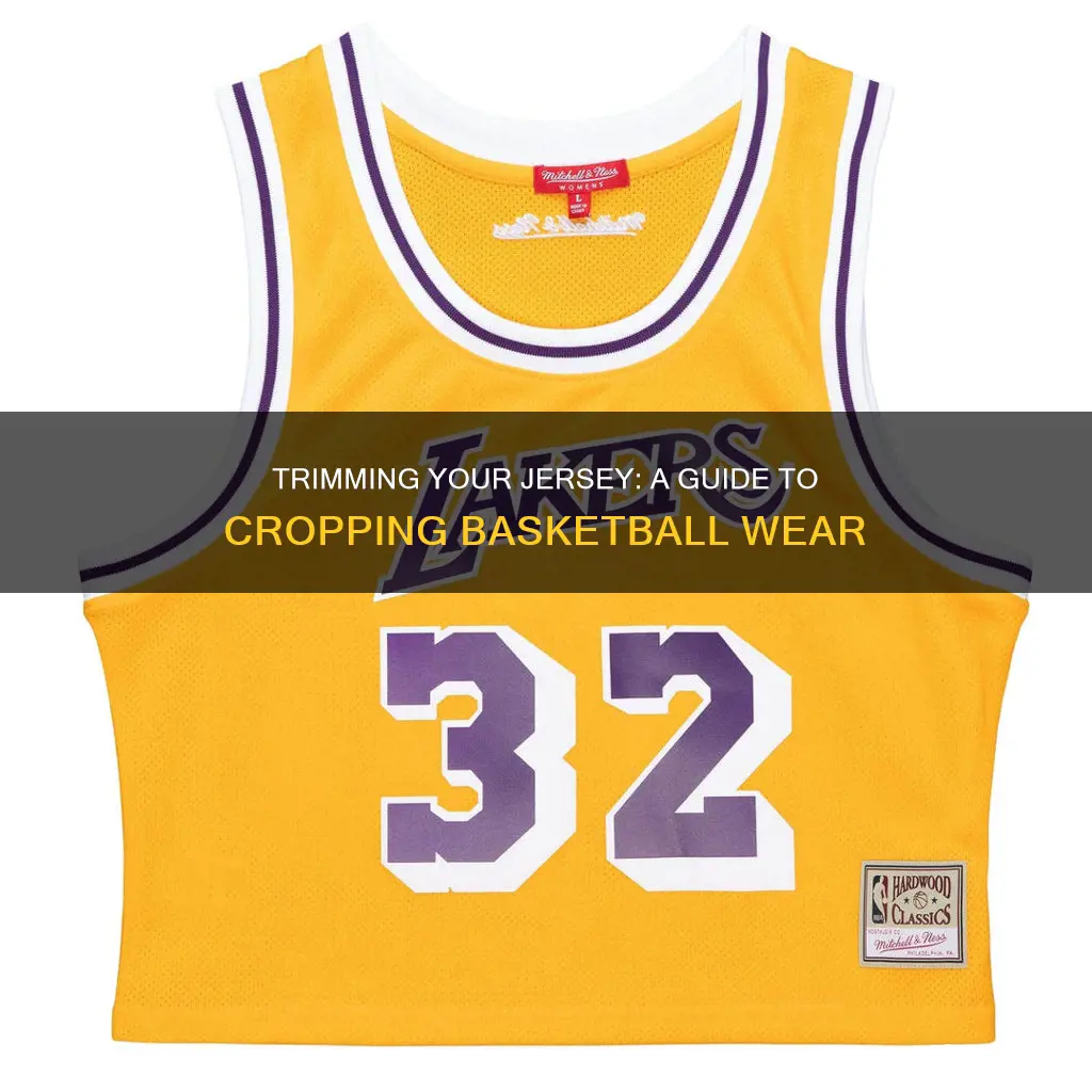 how to crop a basketball jersey