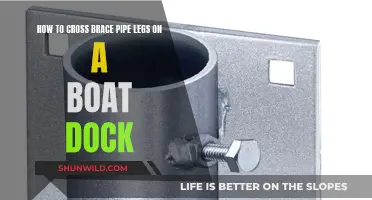 Cross-Bracing Pipe Legs: A Stable Boat Dock Guide