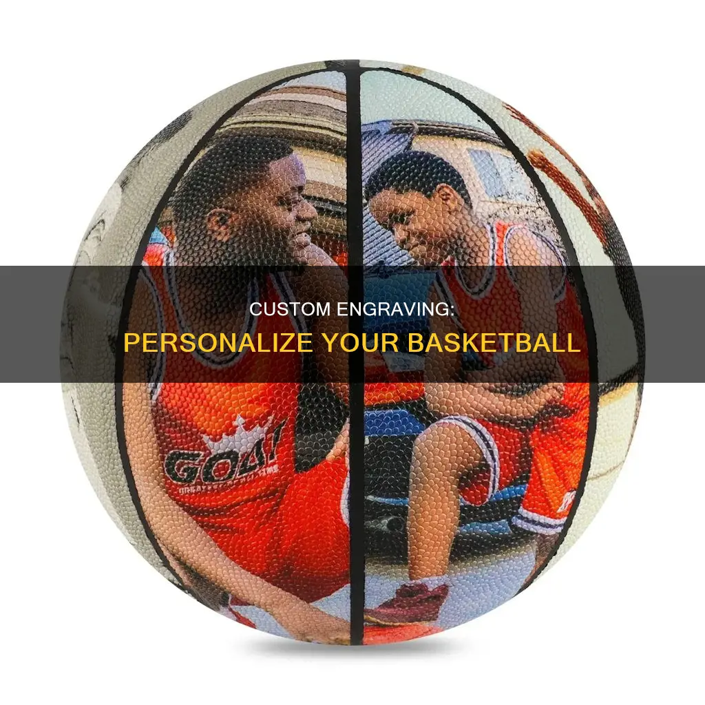 how to custom engrave basketball