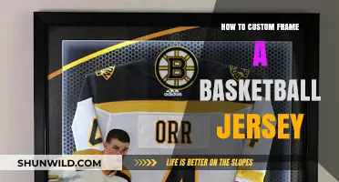 Framing Your Basketball Jersey: A Custom Guide