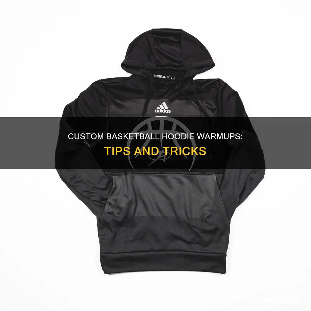 how to customixe a basketball hoodie warmup