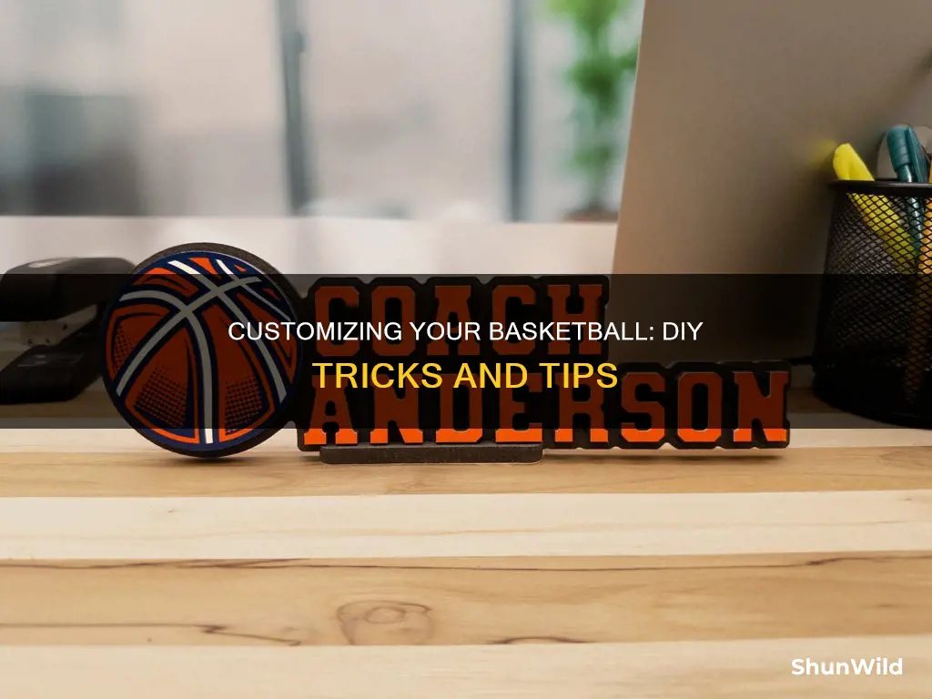 how to customize a basketball diy