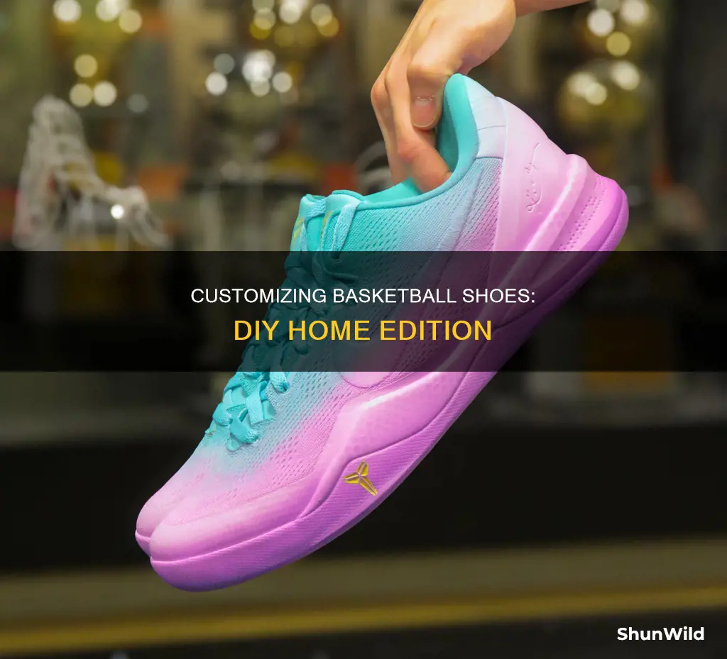 how to customize basketball shoes at home