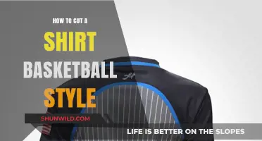 Cutting a Shirt: Basketball Style DIY