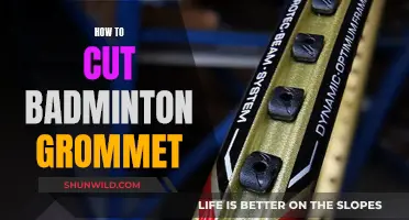 Cutting Badminton Grommets: A Step-by-Step Guide