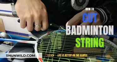 Cutting Badminton Strings: A Step-by-Step Guide