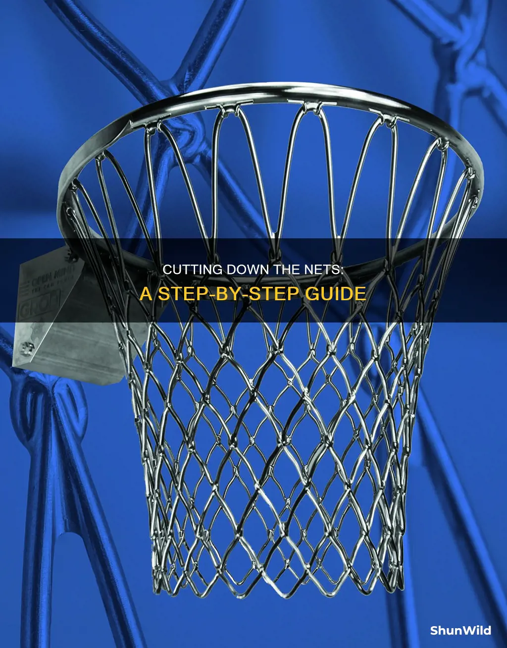 how to cut down a basketball net