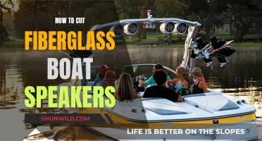 Cutting Fiberglass Boat Speakers: A Step-by-Step Guide