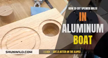 Cutting Speaker Holes in Your Aluminum Boat: A Step-by-Step Guide