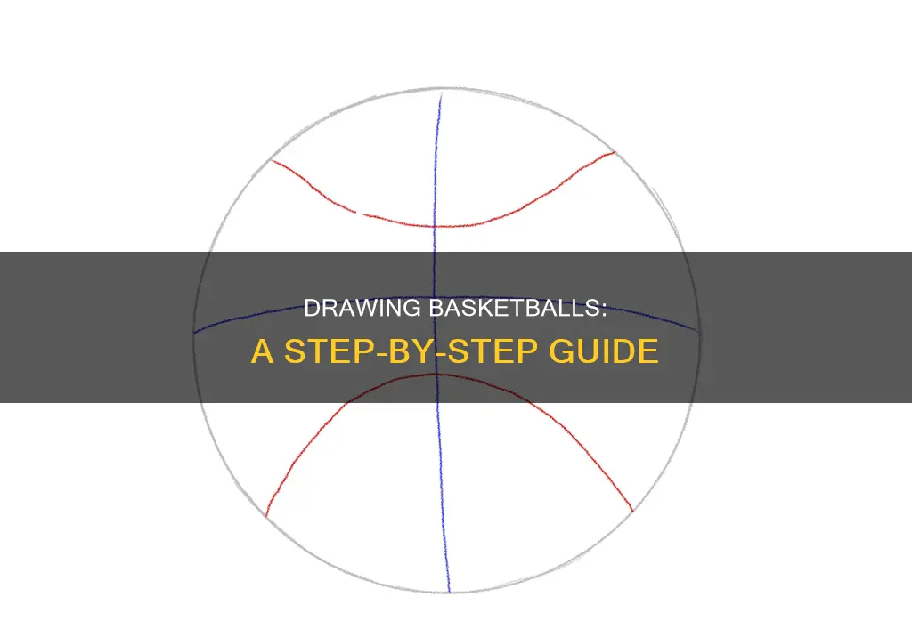 how to darw a basketball