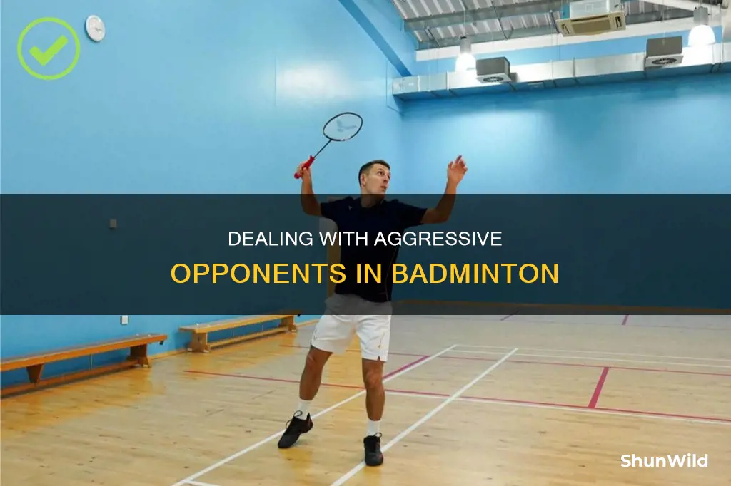 how to deal with aggressive people badminton