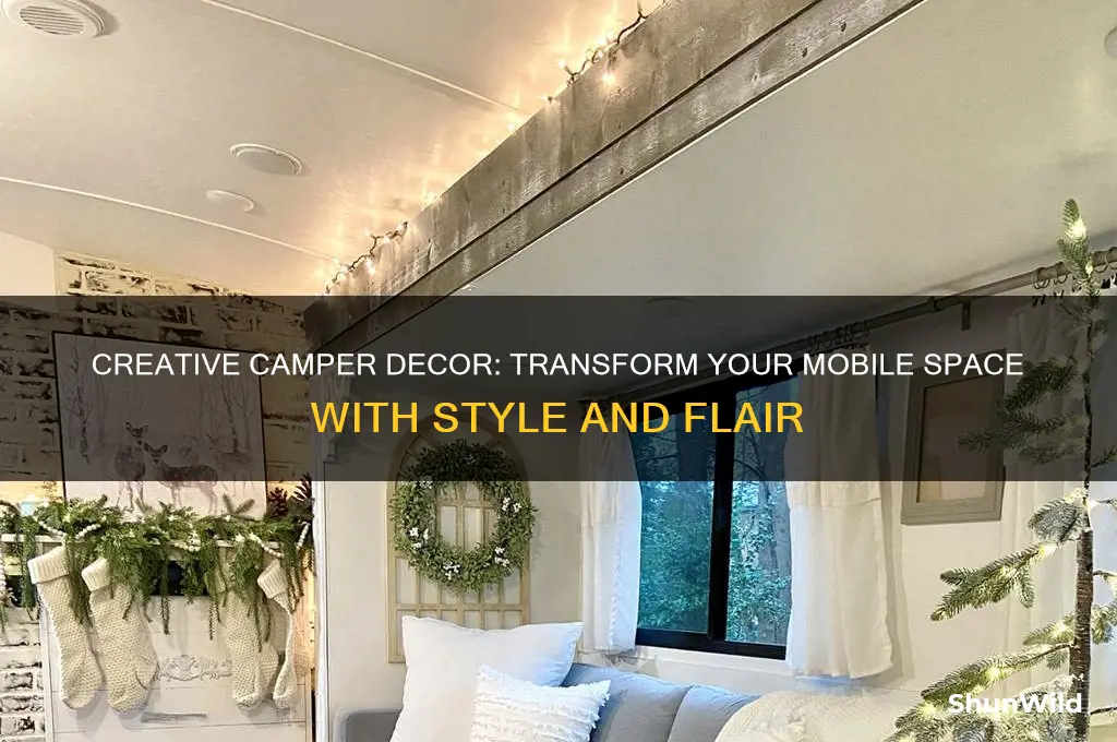 how to decorate camper