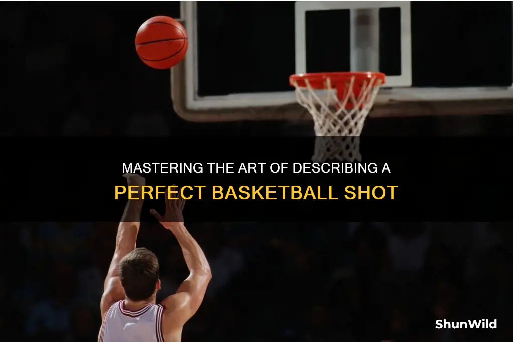 how to decribe a basketball shot