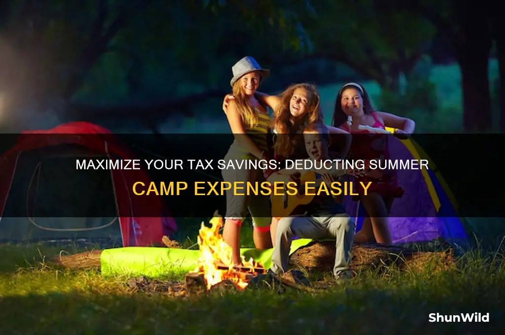 how to deduct summer camps