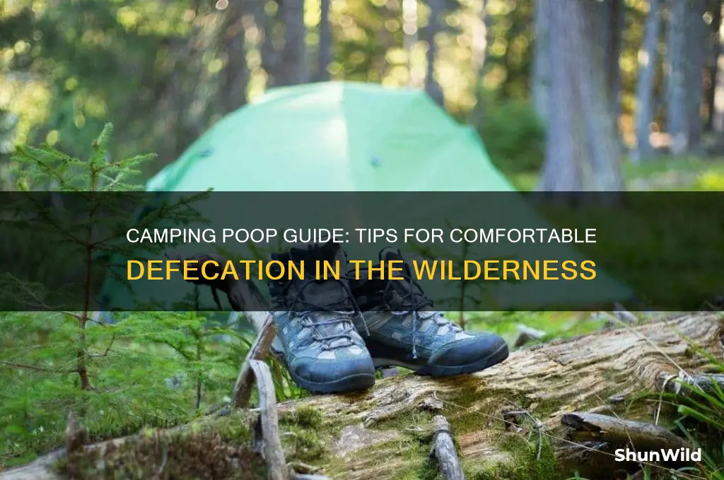 how to defecate when camping