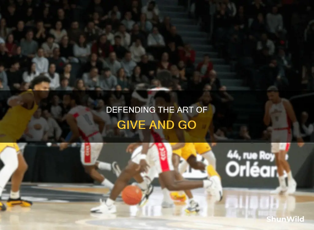 how to defend give and go basketball