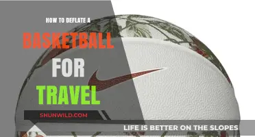 Deflating Your Basketball for Easy Travel