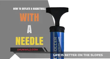 Deflating a Basketball: Using a Needle