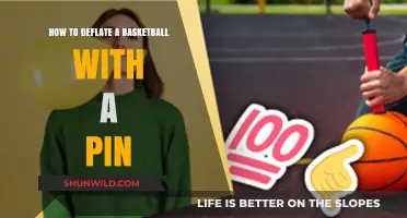 Deflating a Basketball: Using a Pin for Controlled Release