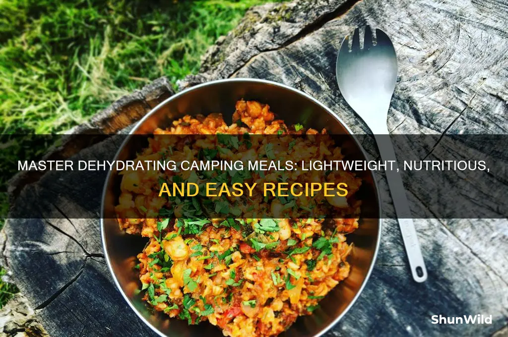 how to dehydrate camping meals