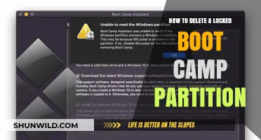 Unlock and Remove: Deleting a Locked Boot Camp Partition Easily