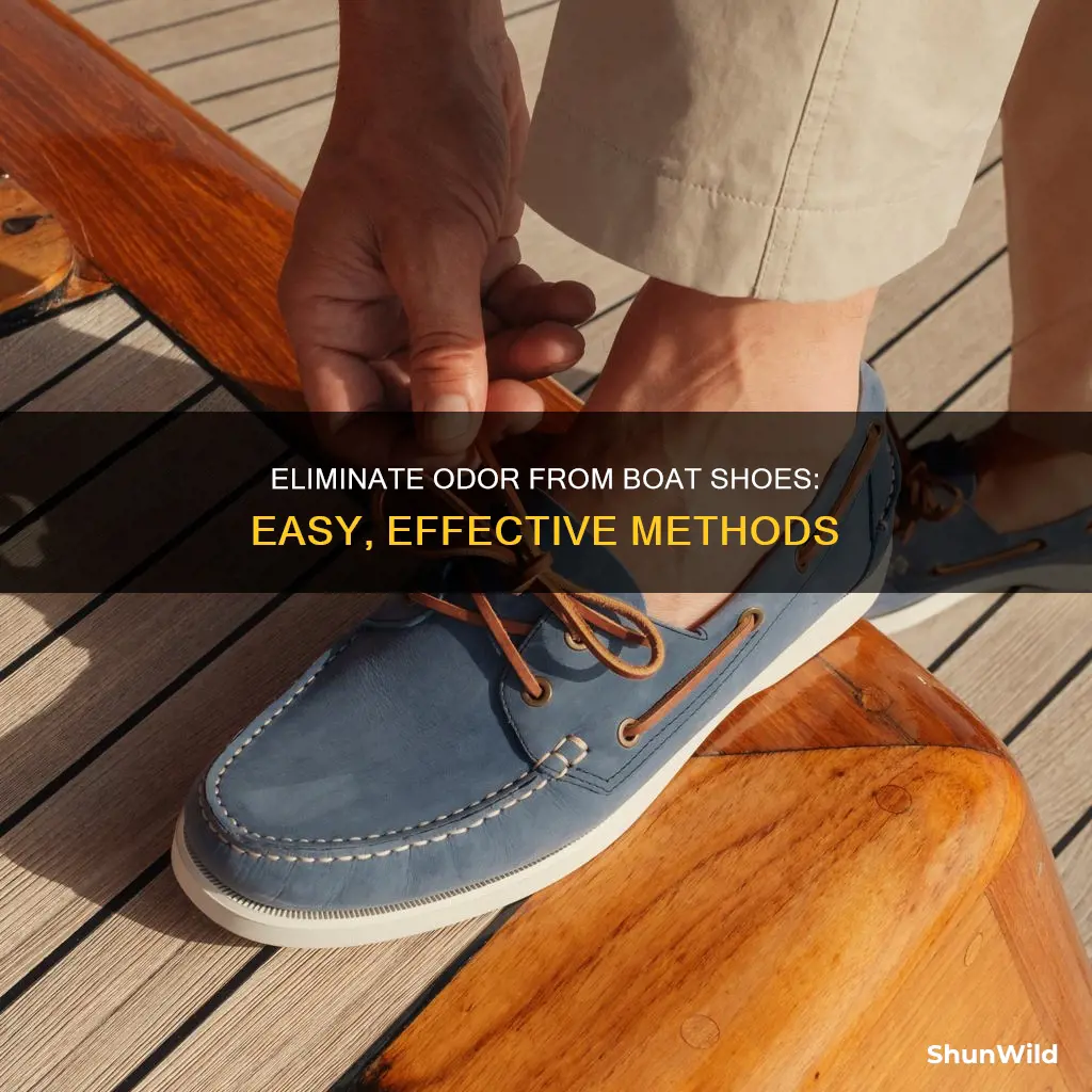 how to deoderize boat shoes