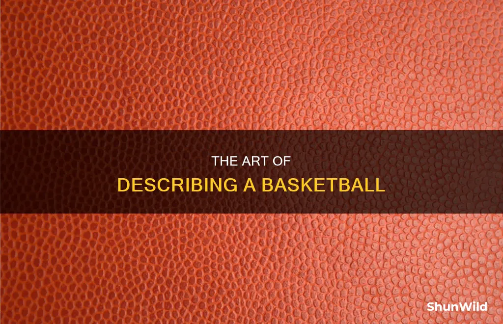 how to describe a basketball
