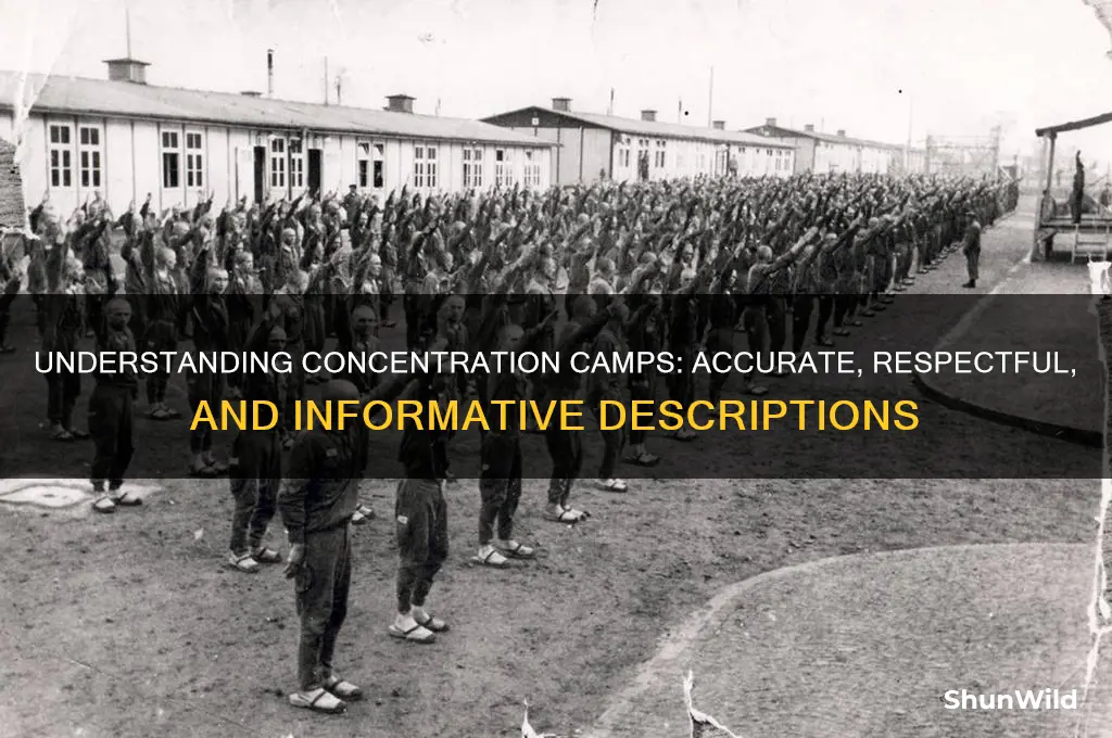 how to describe concentration camps