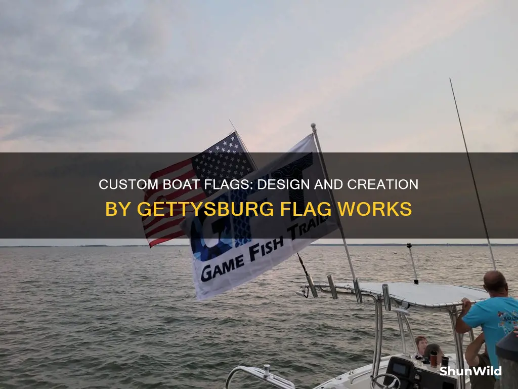 how to design a custom boat flag gettysburg flag works