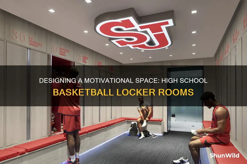 how to design a high school basketball locker room