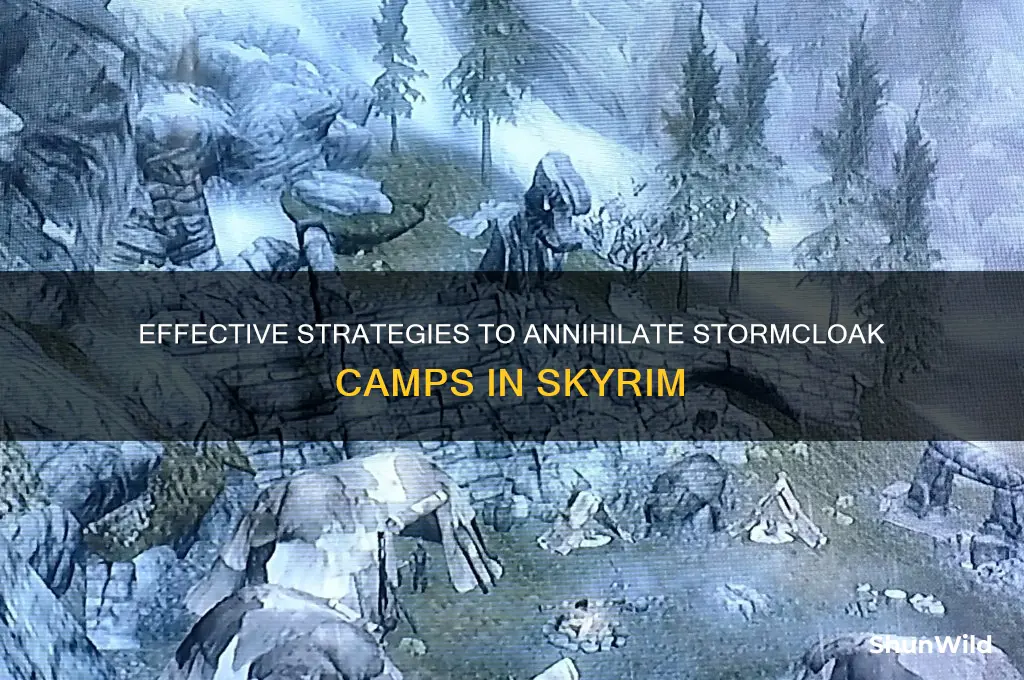 how to destroy stormcloak camps