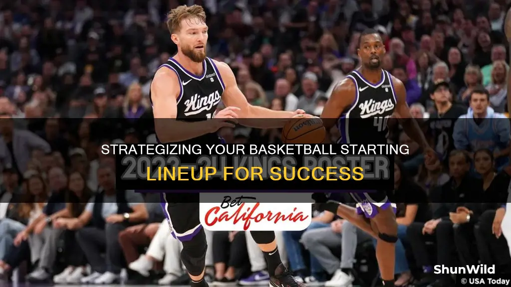 how to determine the starting lineup in basketball