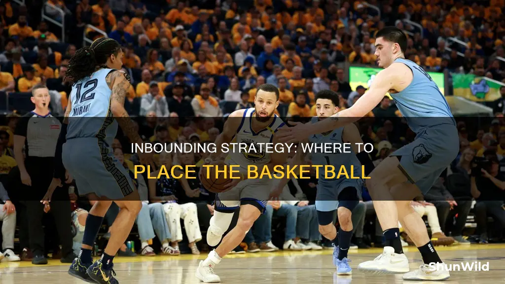 how to determine where to inbound the basketball