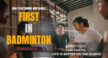 Who Serves First in Badminton?