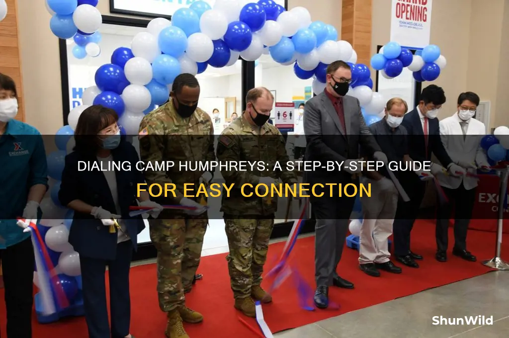 how to dial camp humphreys