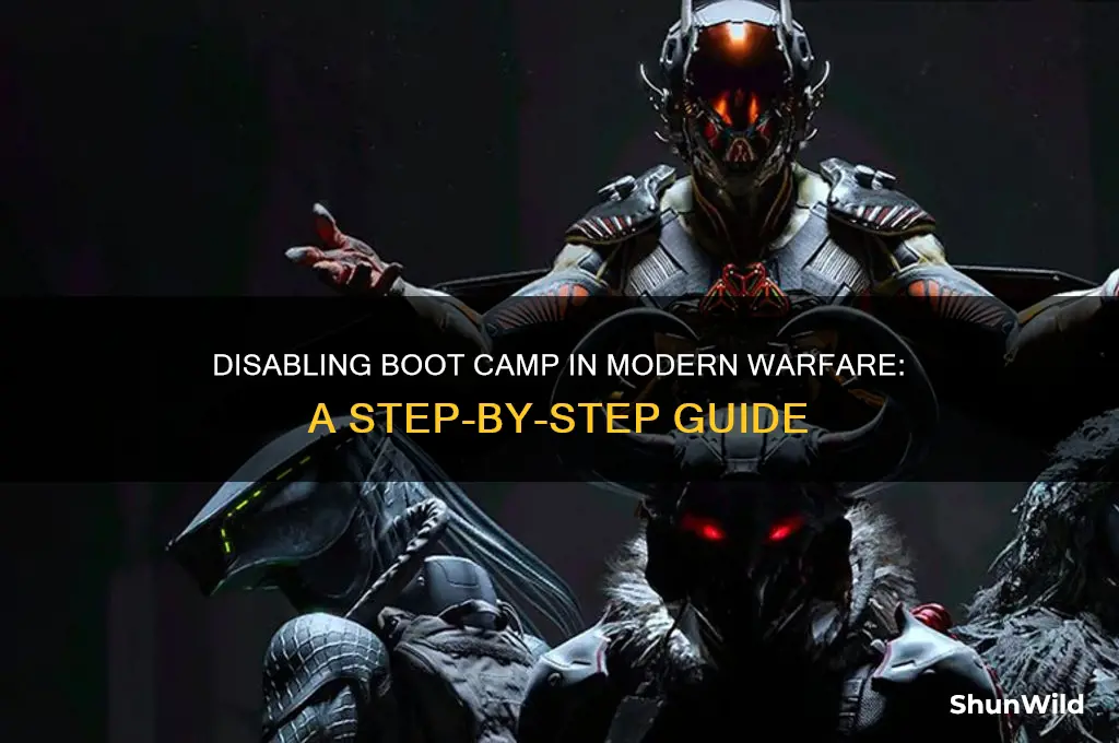 how to disable boot camp in modern warfare