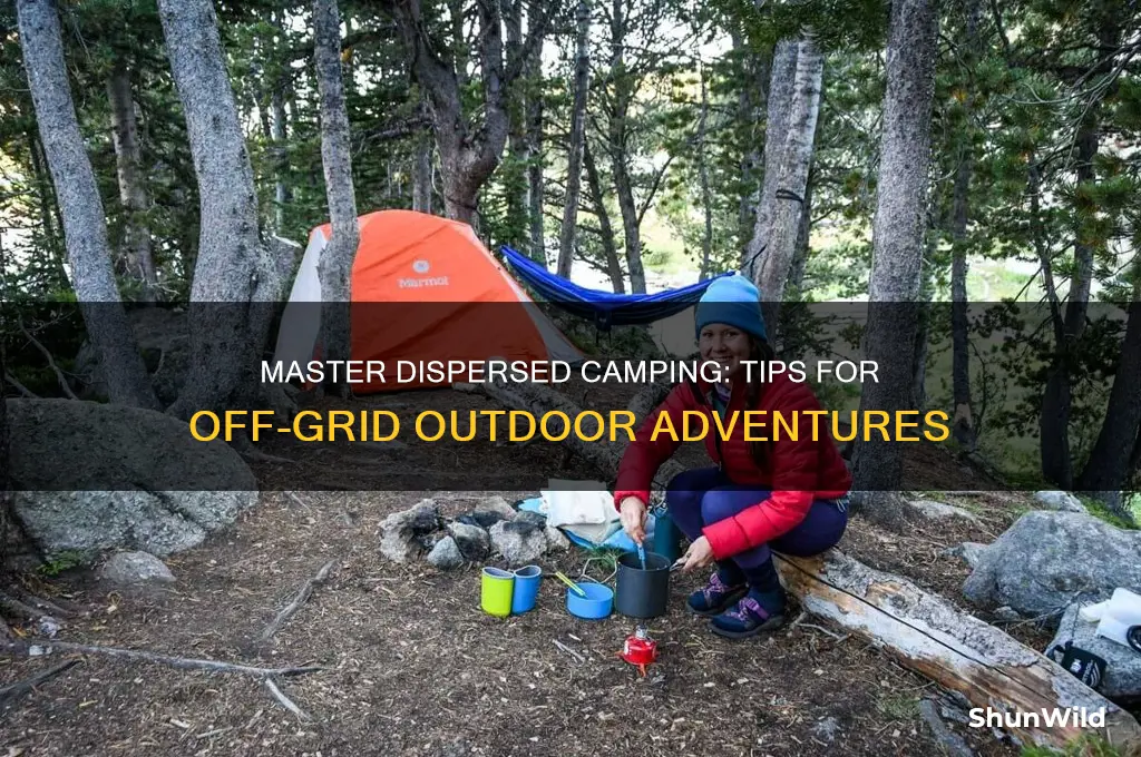 how to dispersed camp