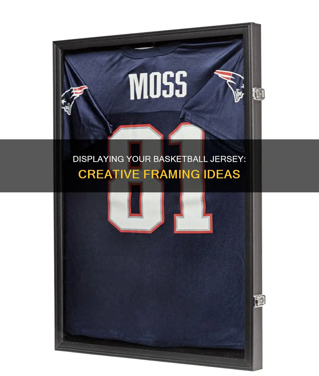 how to display a basketball jersey