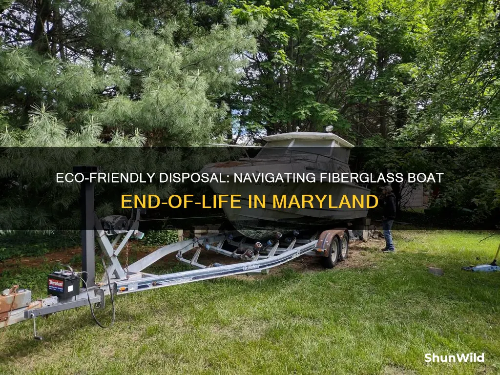 how to dispose of a fiberglass boat in maryland