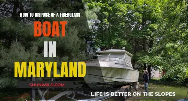 Dispose of Your Fiberglass Boat in Maryland: A Guide