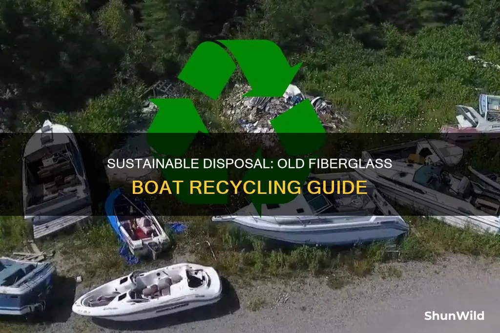 how to dispose of old fiberglass boat